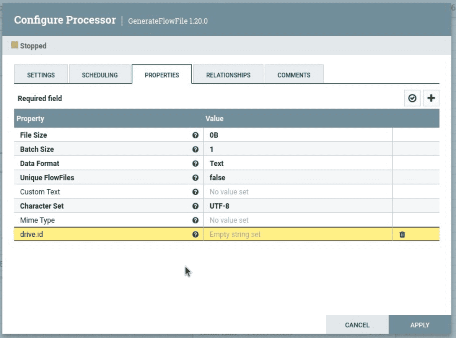 GenerateFlowFile17092023